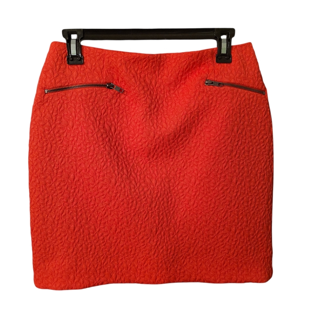 NWT NAF NAF textured mini pencil skirt - 6.        J65
